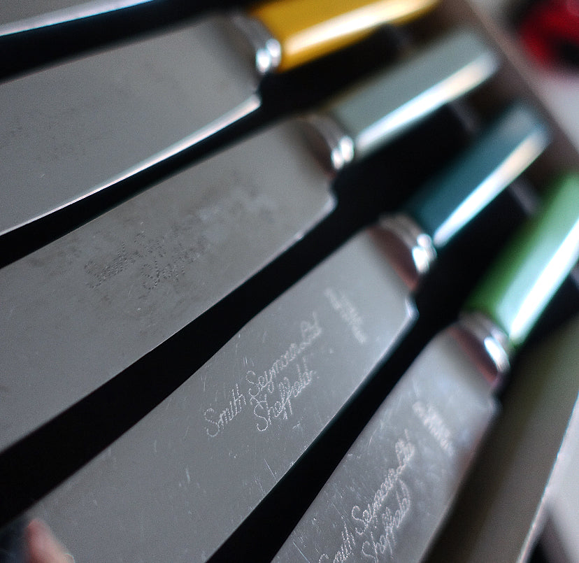 18 piece coloured handled cutlery set