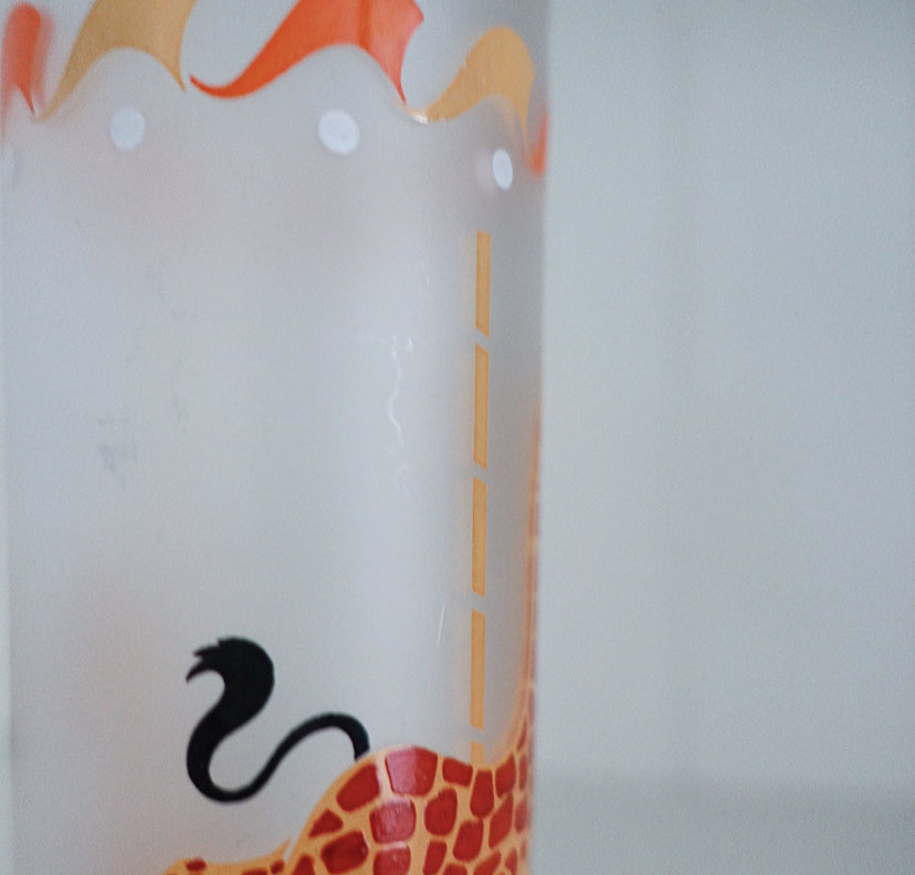 Set of six Libbey Glass Merry-Go Round highballs