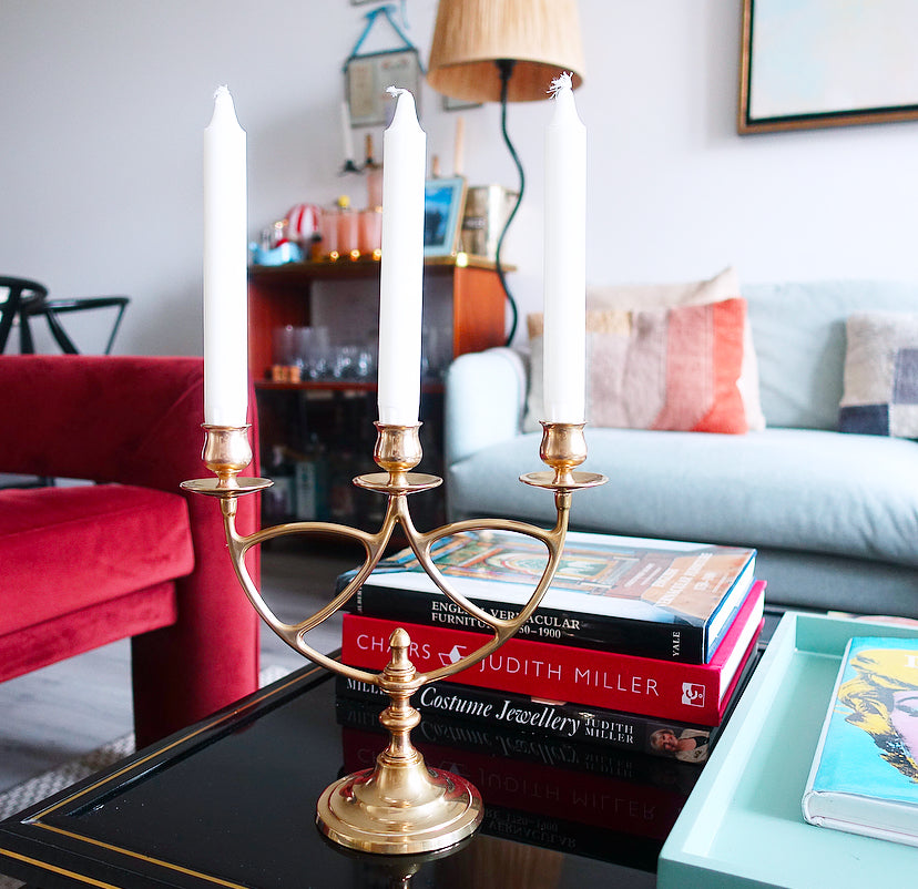 Brass Skultuna Sweden candelabra
