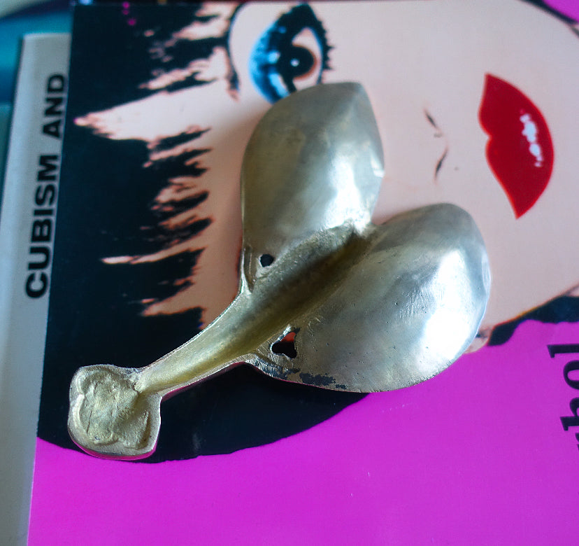 Small brass lobster trinket dish