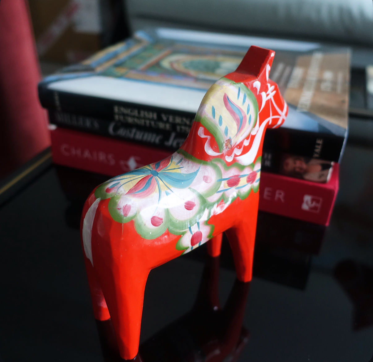 6 1/4 inch Swedish Dala horse