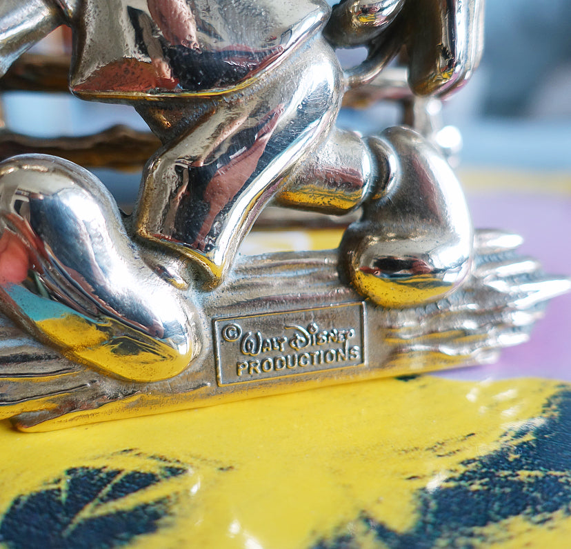 MCM brass Mickey Mouse letter holder