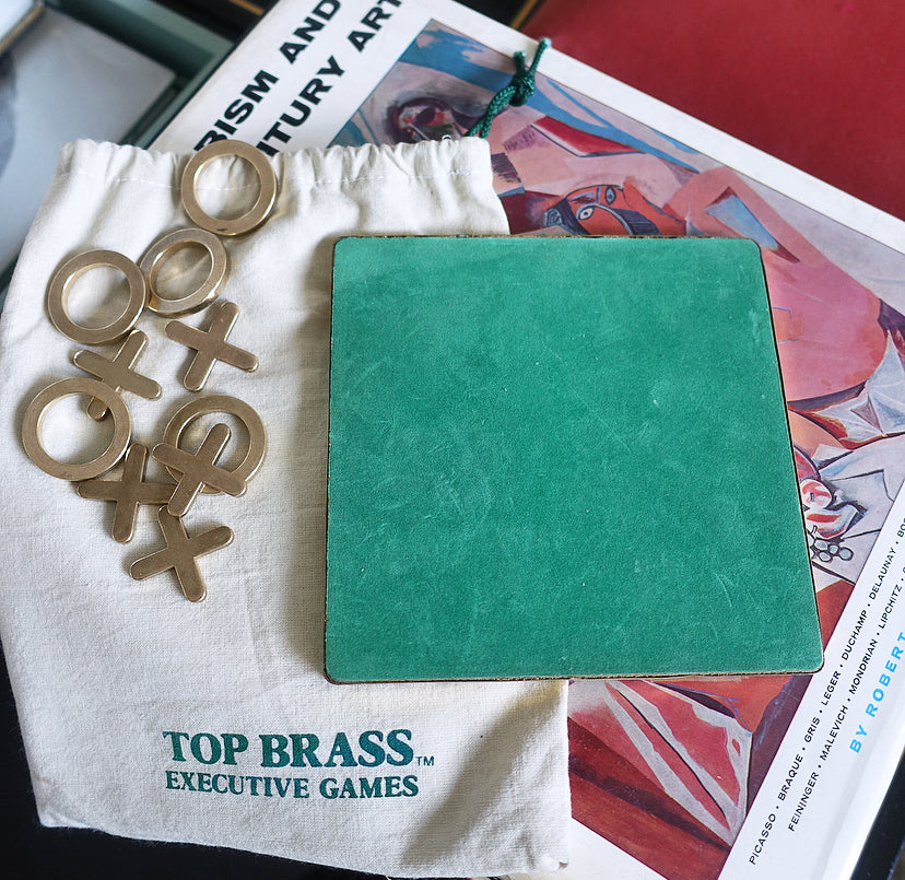 Brass Tic Tac Toe game