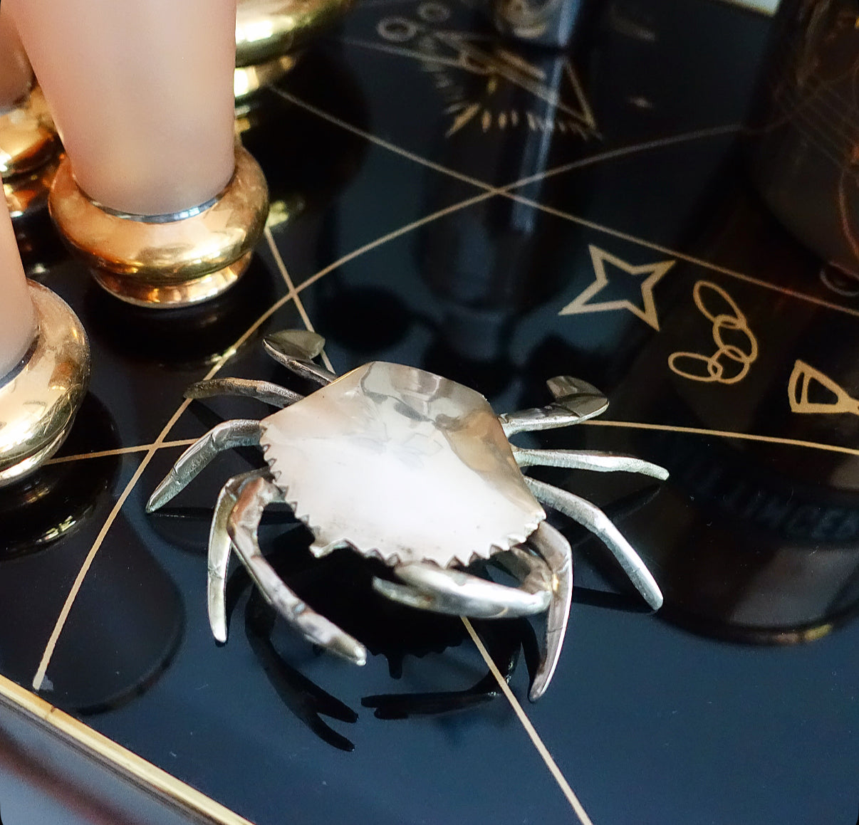 Small brass crab
