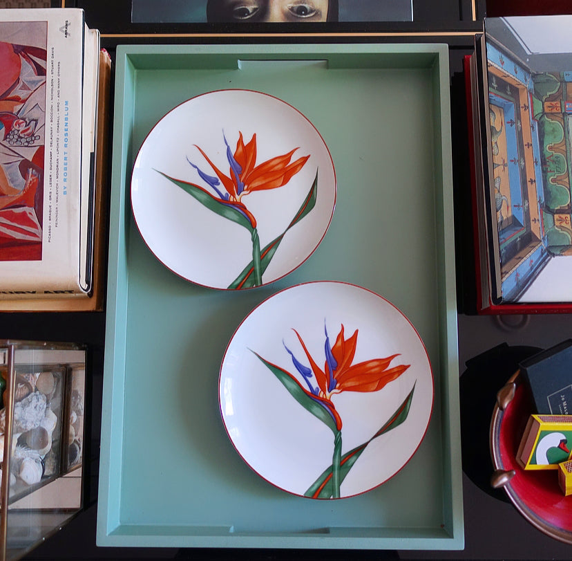 Fitz & Floyd Bird of Paradise Plates