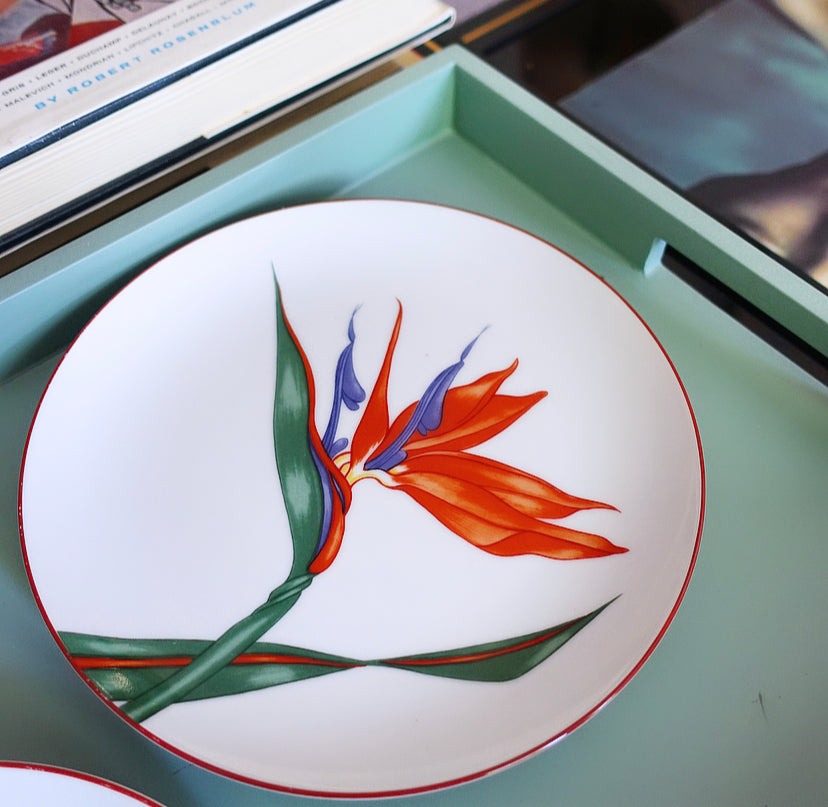 Fitz & Floyd Bird of Paradise Plates