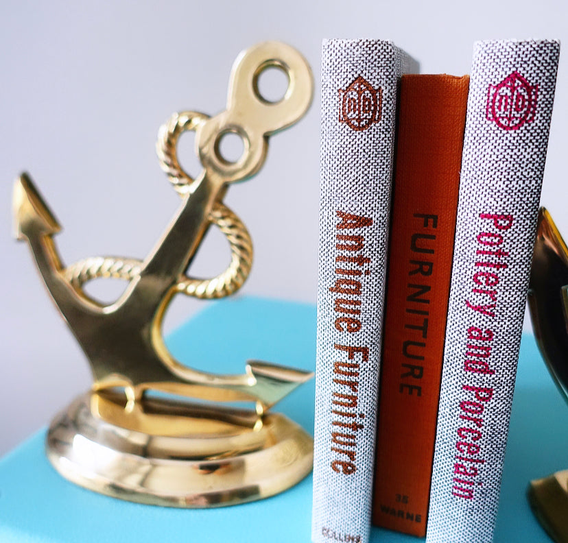 Pair of Brass Anchor Bookends