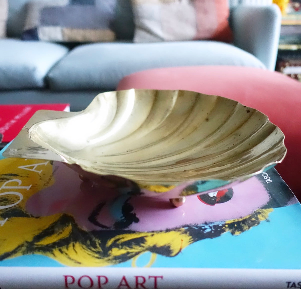 Renzo Cassetti brass shell bowl