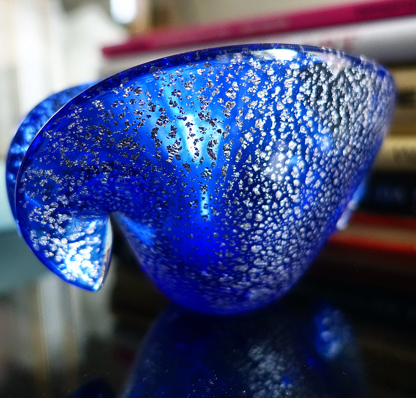 Murano glass clam shell