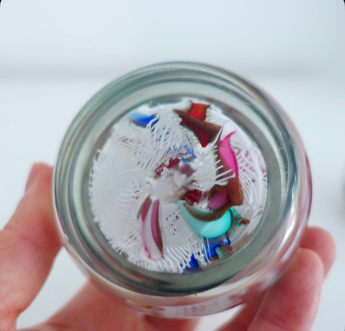 Bizantino Murano glass paperweight (A)