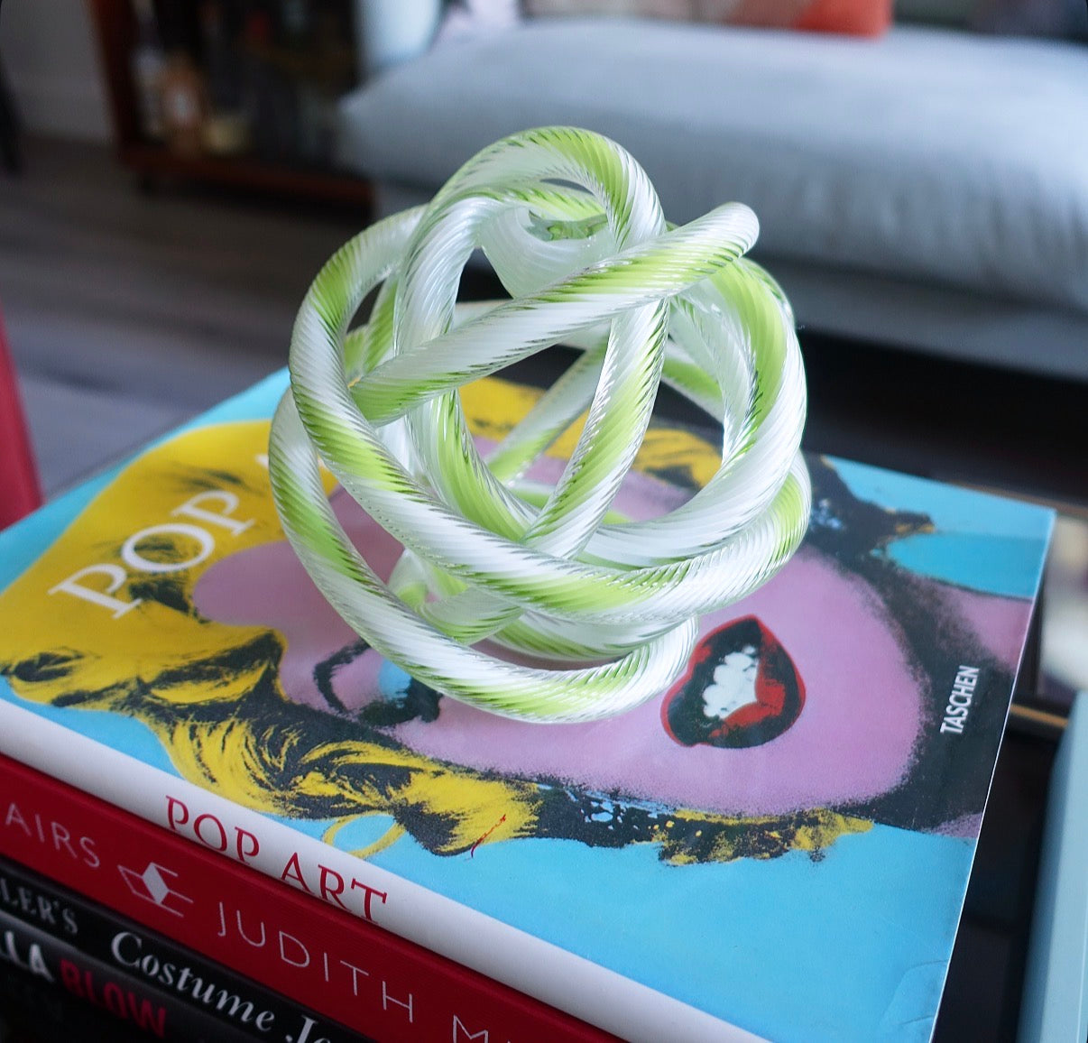 XL glass infinity knot