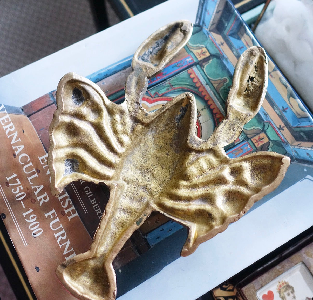 XL brass lobster
