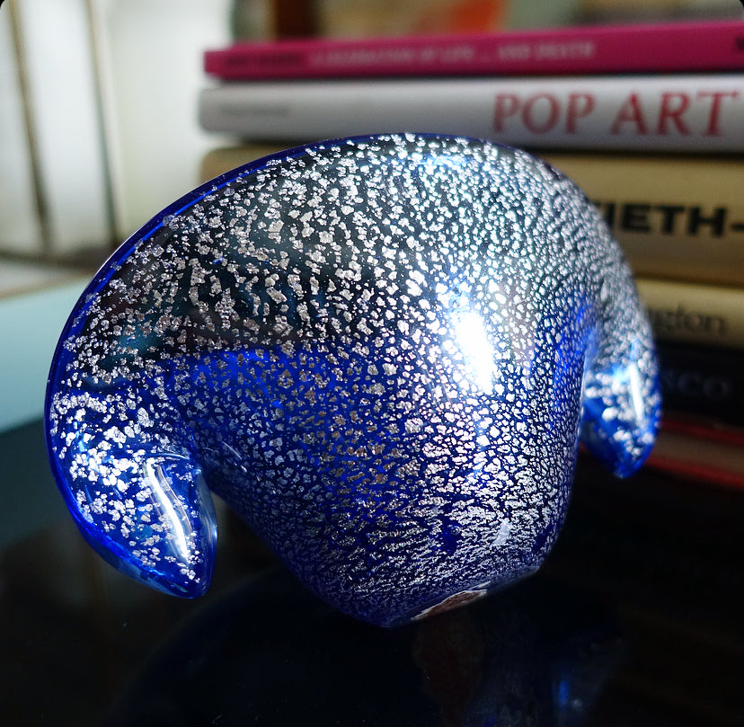 Murano glass clam shell