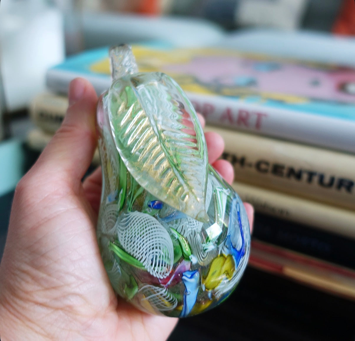 Bizantino Murano glass pear