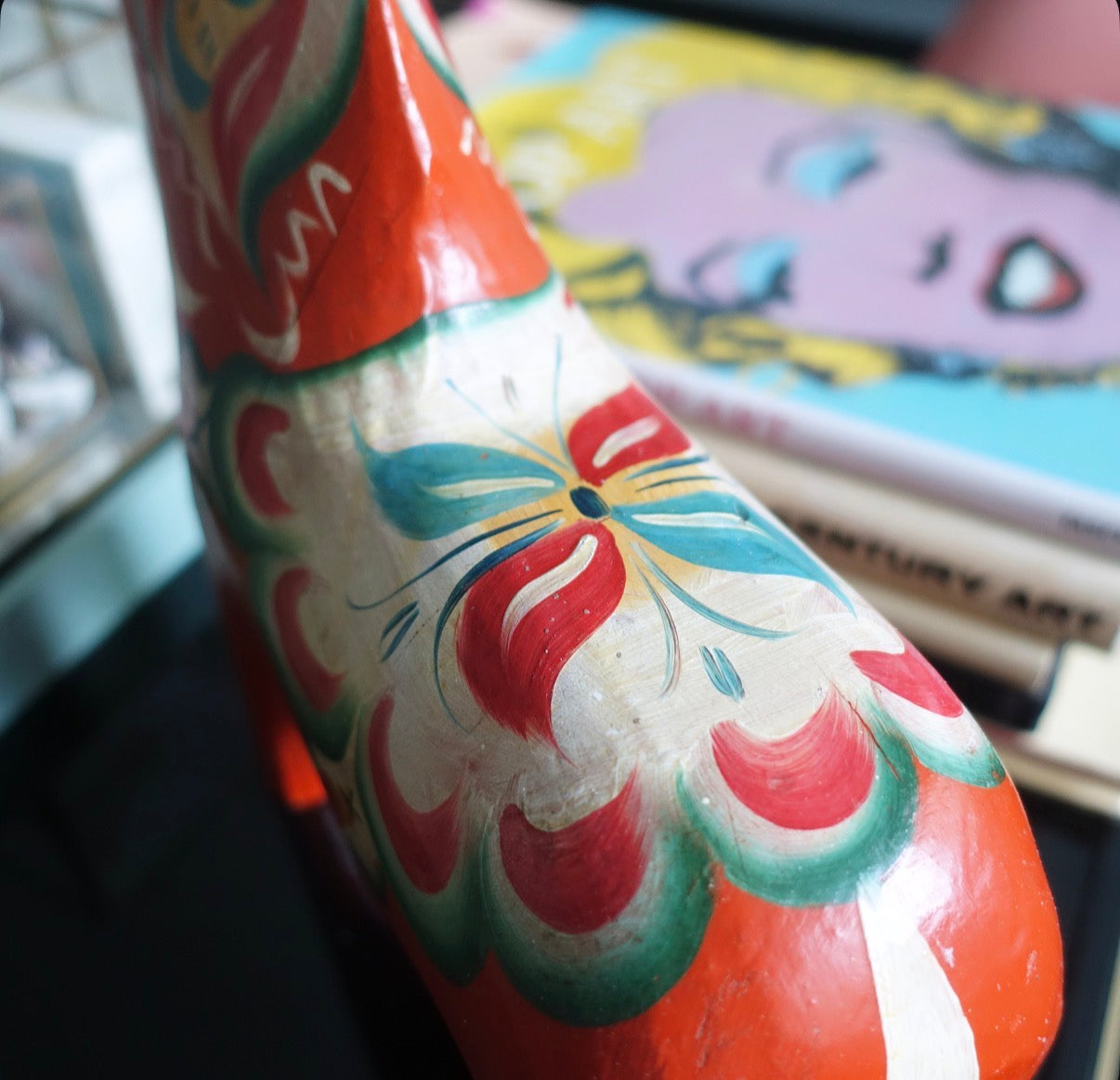 12 1/4 inch Swedish Dala horse