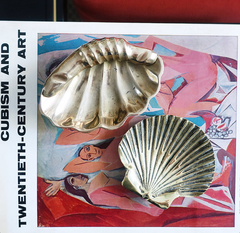 Brass shell dish