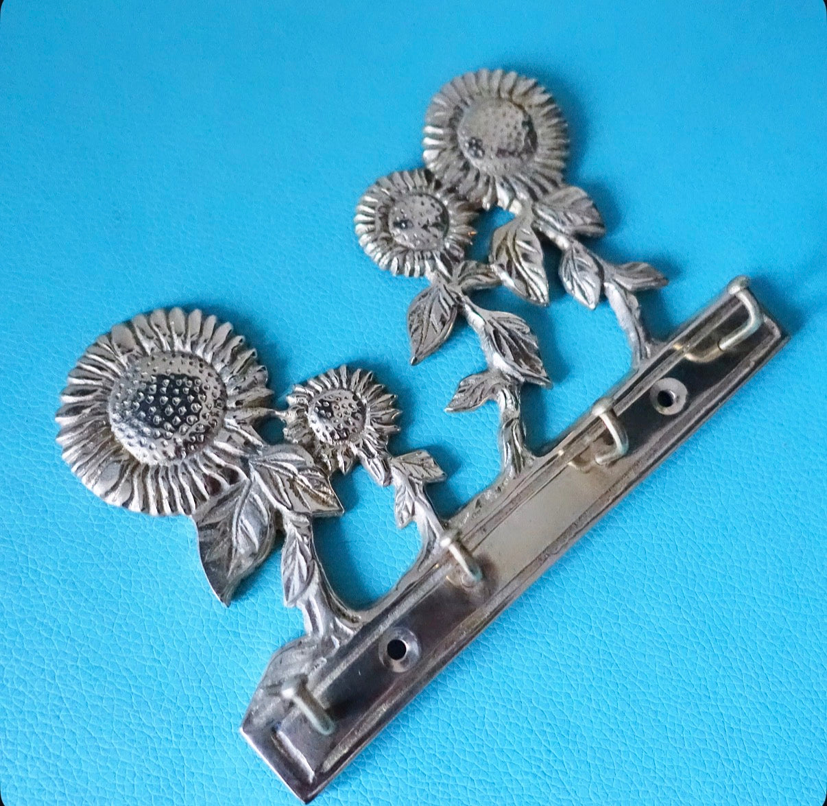 Brass Sunflower wall hook