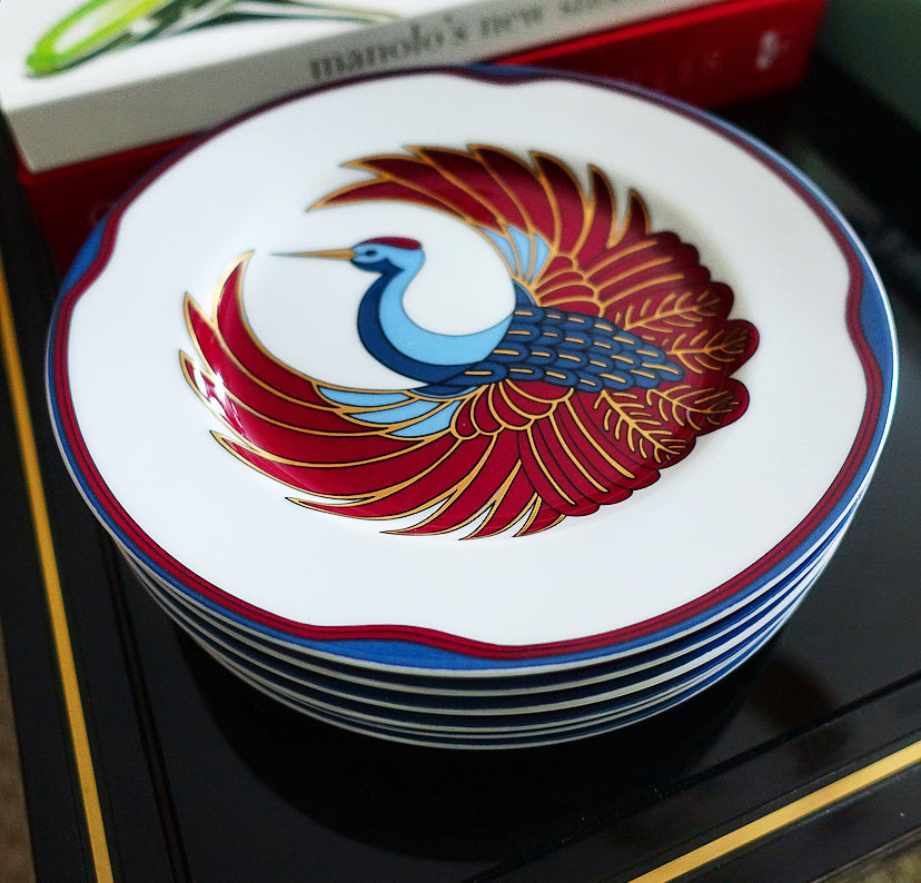 Fitz & Floyd Porcelain plate set