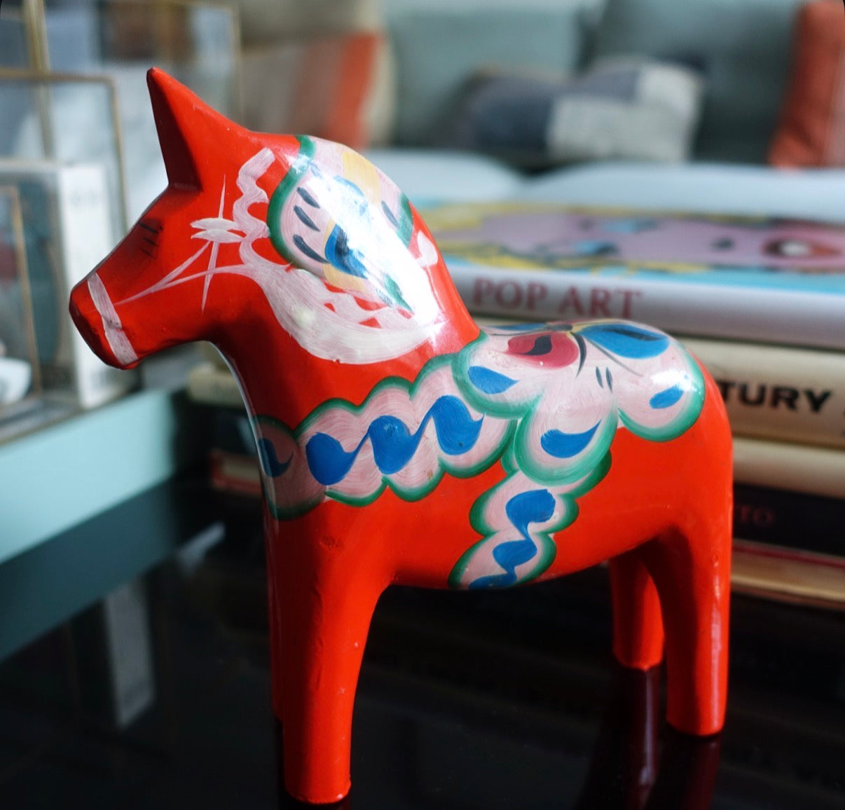 6 3/4 inch Swedish Dala horse