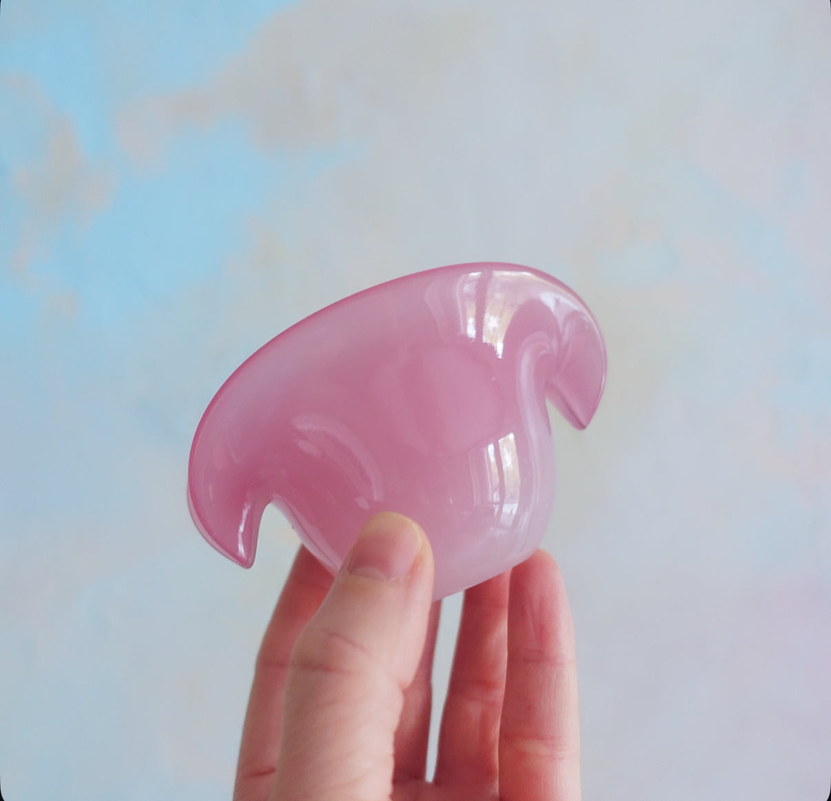 Baby Murano glass clam shell