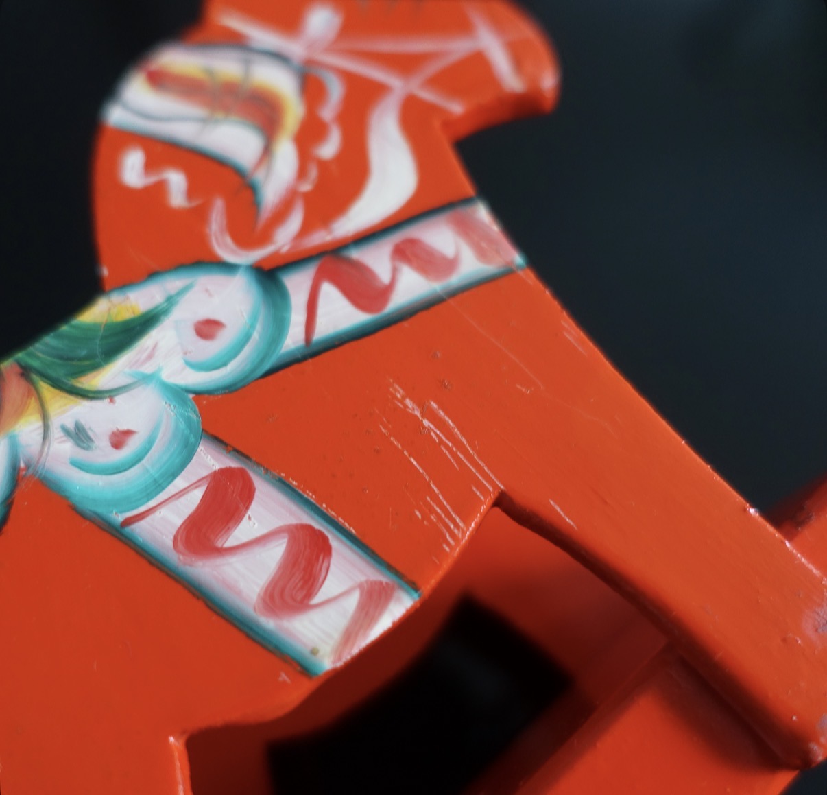 Dala horse letter holder