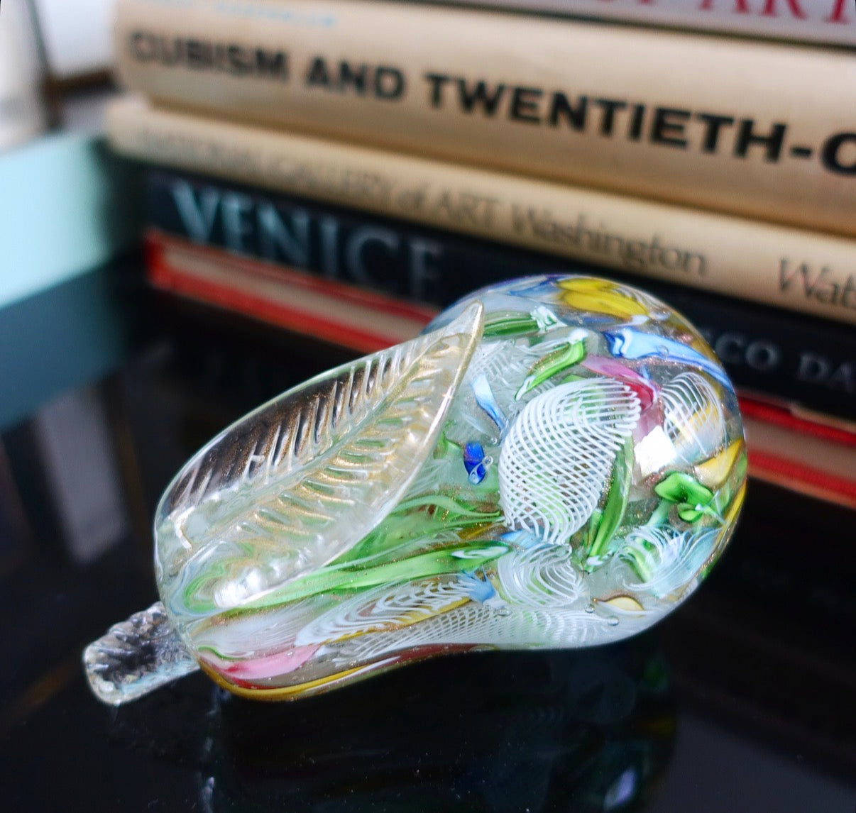 Bizantino Murano glass pear