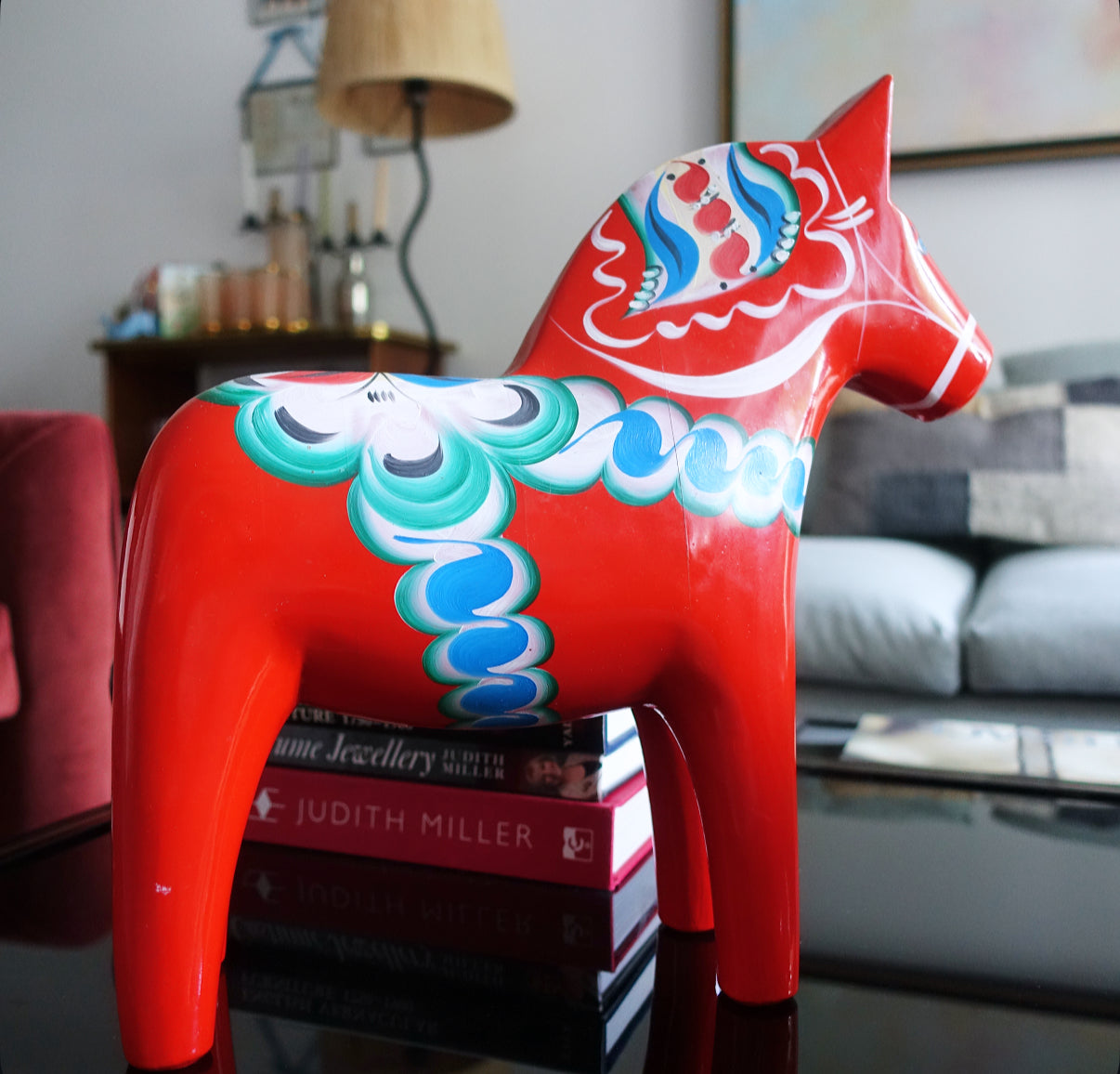 13.5 inch Swedish Dala horse
