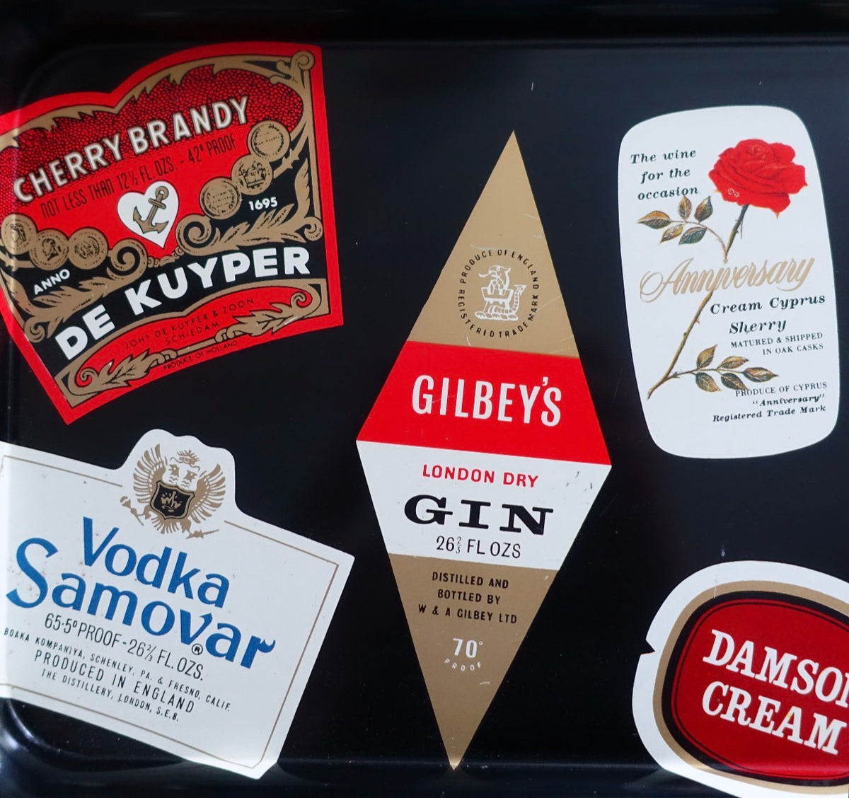 Vintage bar tray
