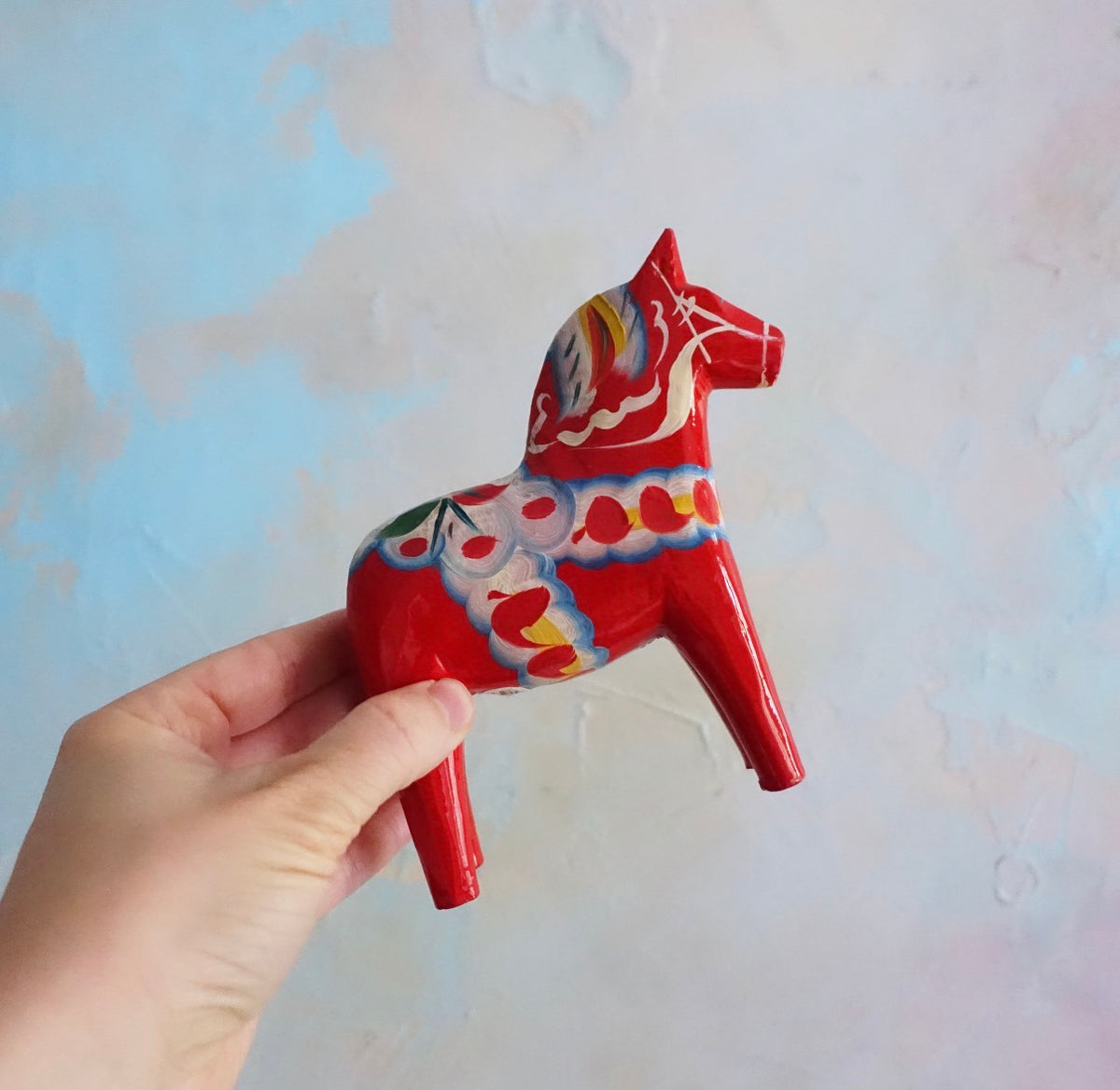 5 1/4 inch Swedish Dala horse