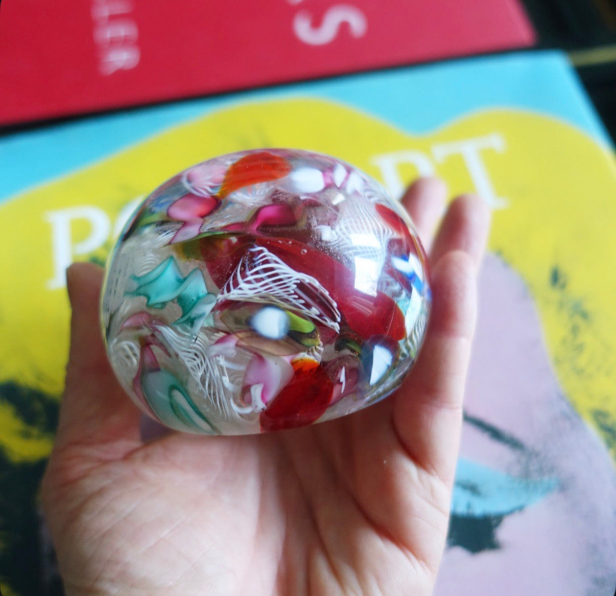 Bizantino Murano glass paperweight