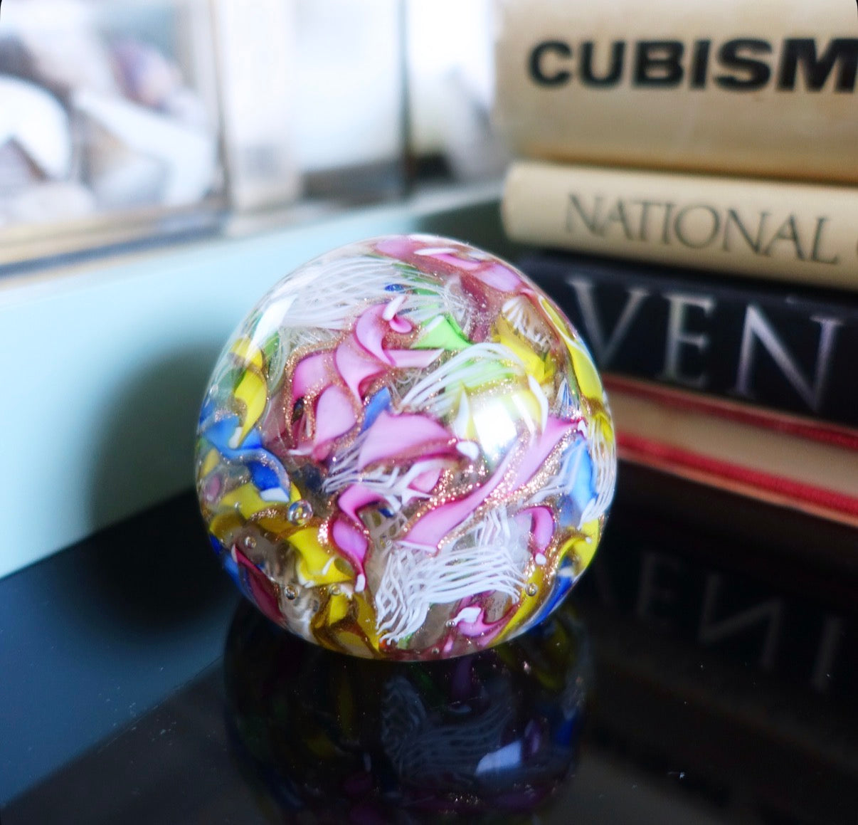 Bizantino Murano glass paperweight
