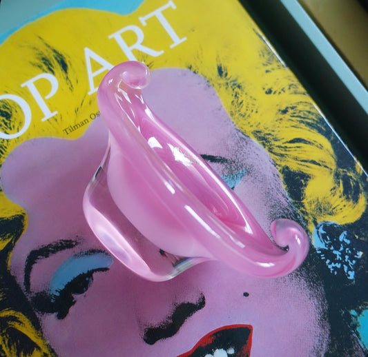 Oball Murano glass trinket dish