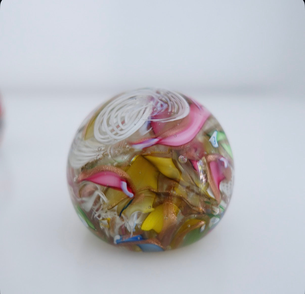 Bizantino murano glass paperweight (D)