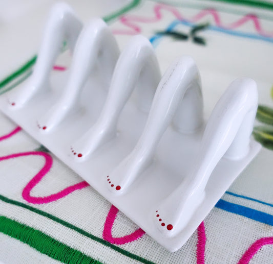 Carlton Ware legs toast rack