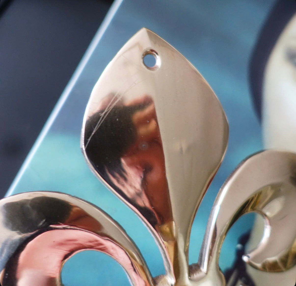 Pair of Fleur-de-lis sconces