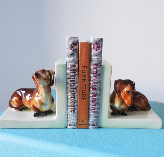 Dachshund bookends