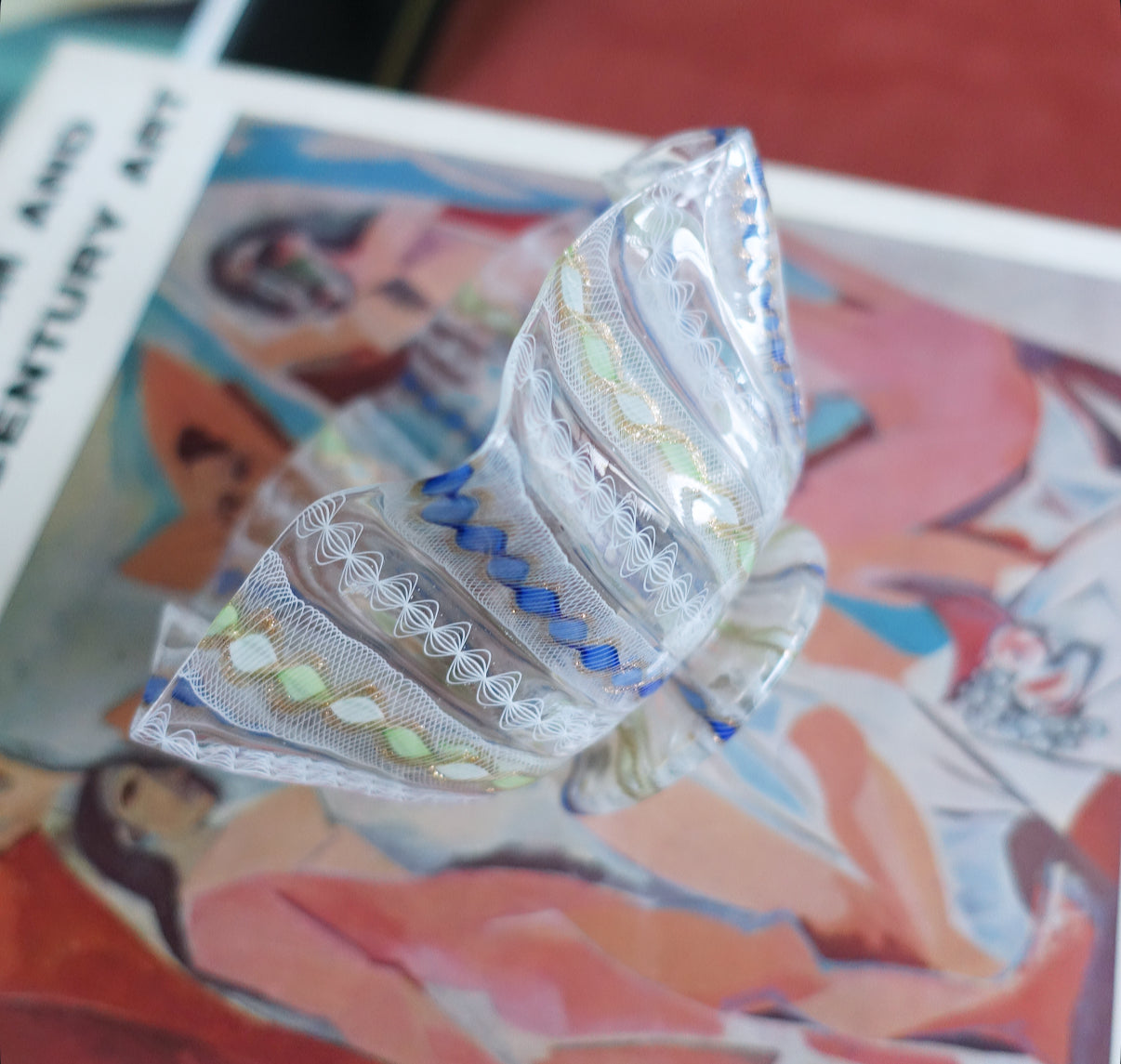 Zanfirico Murano glass bowl