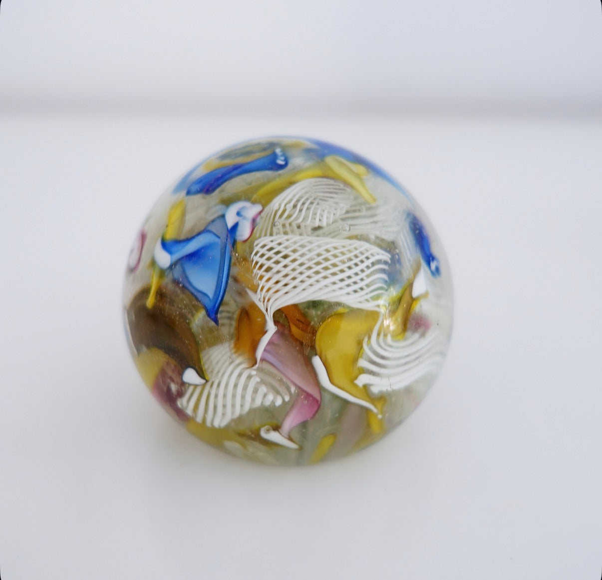 Bizantino Murano glass paperweight (C)