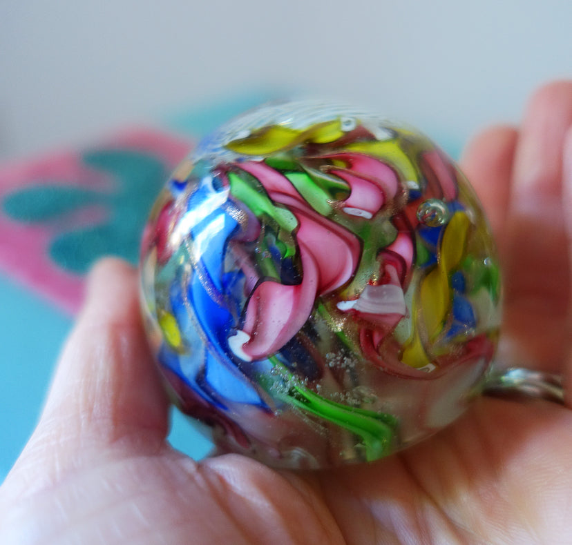 Bizantino Murano glass paperweight