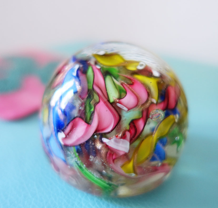 Bizantino Murano glass paperweight