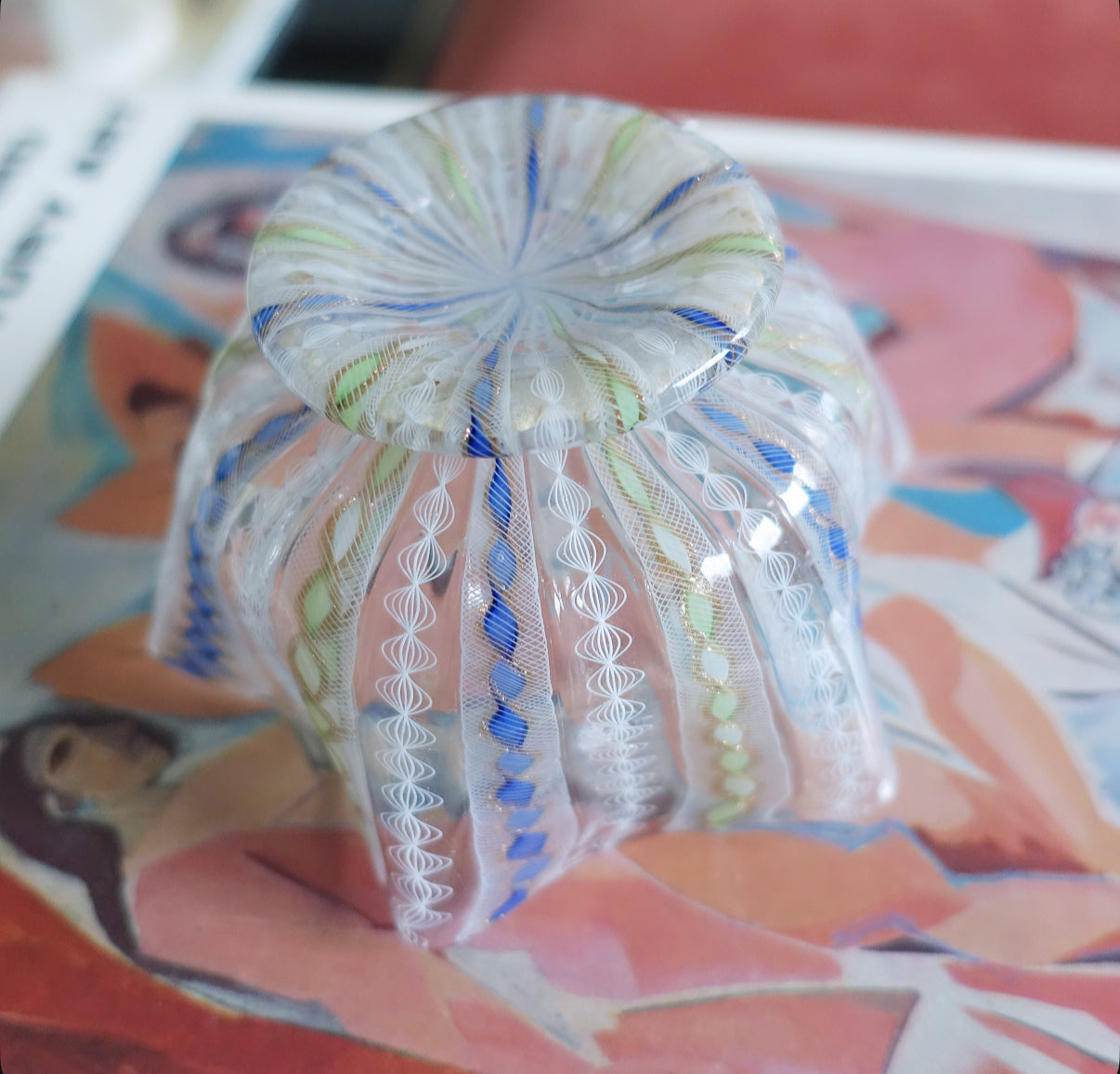 Zanfirico Murano glass bowl