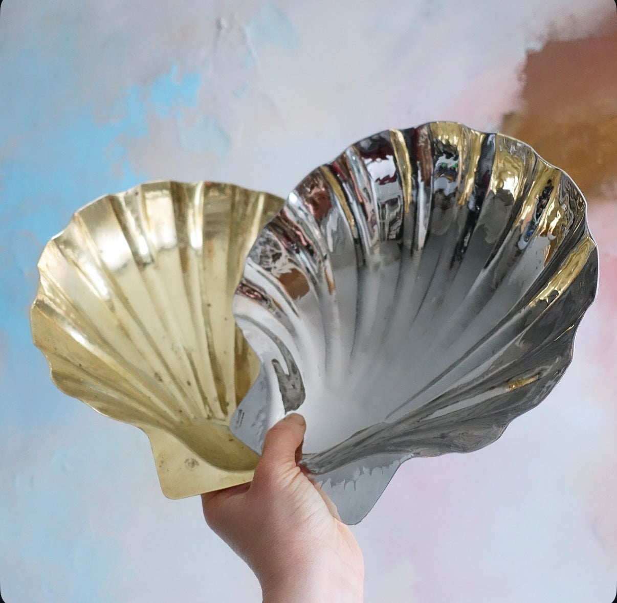 Renzo Cassetti brass shell bowl