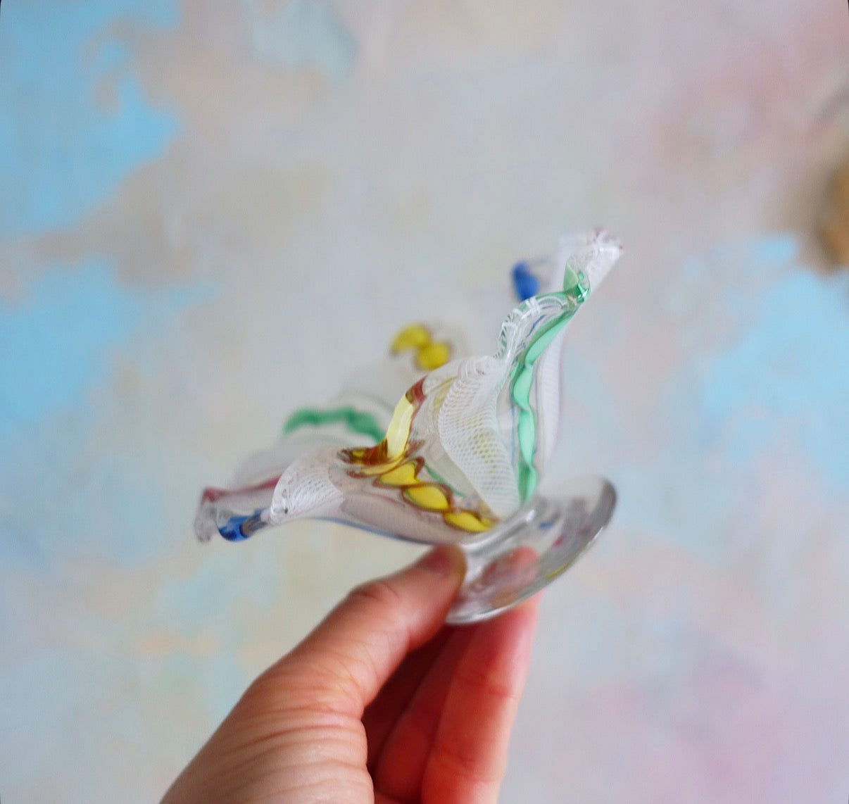 Zanfirico Murano glass bowl
