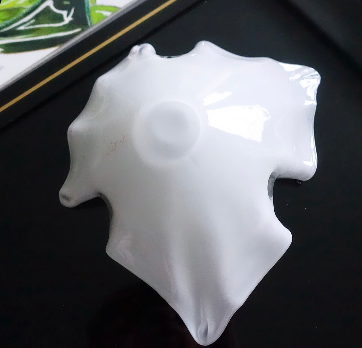 Bizantino Murano glass trinket dish