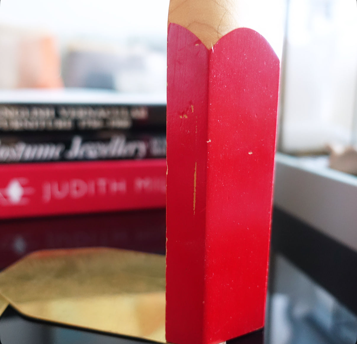 Pair of pencil bookends