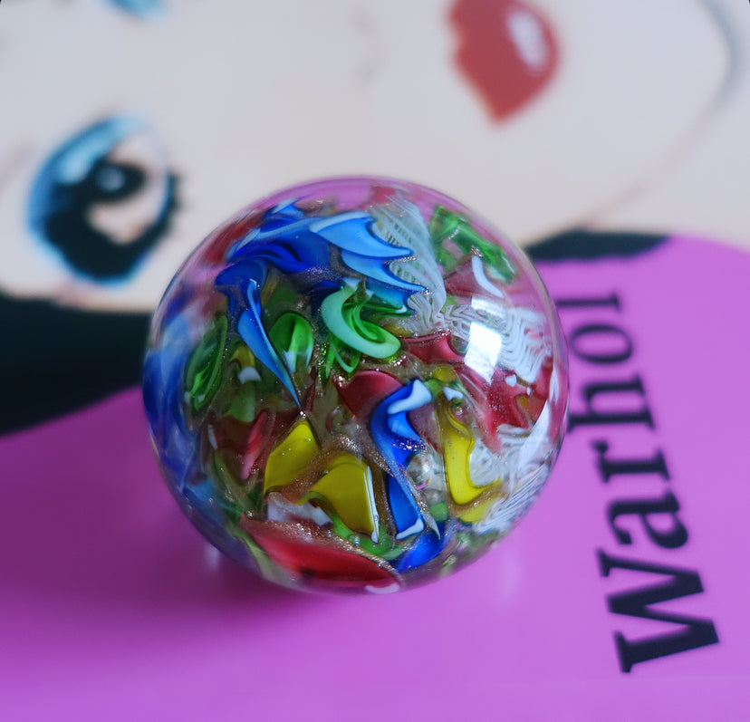 Bizantino Murano glass paperweight