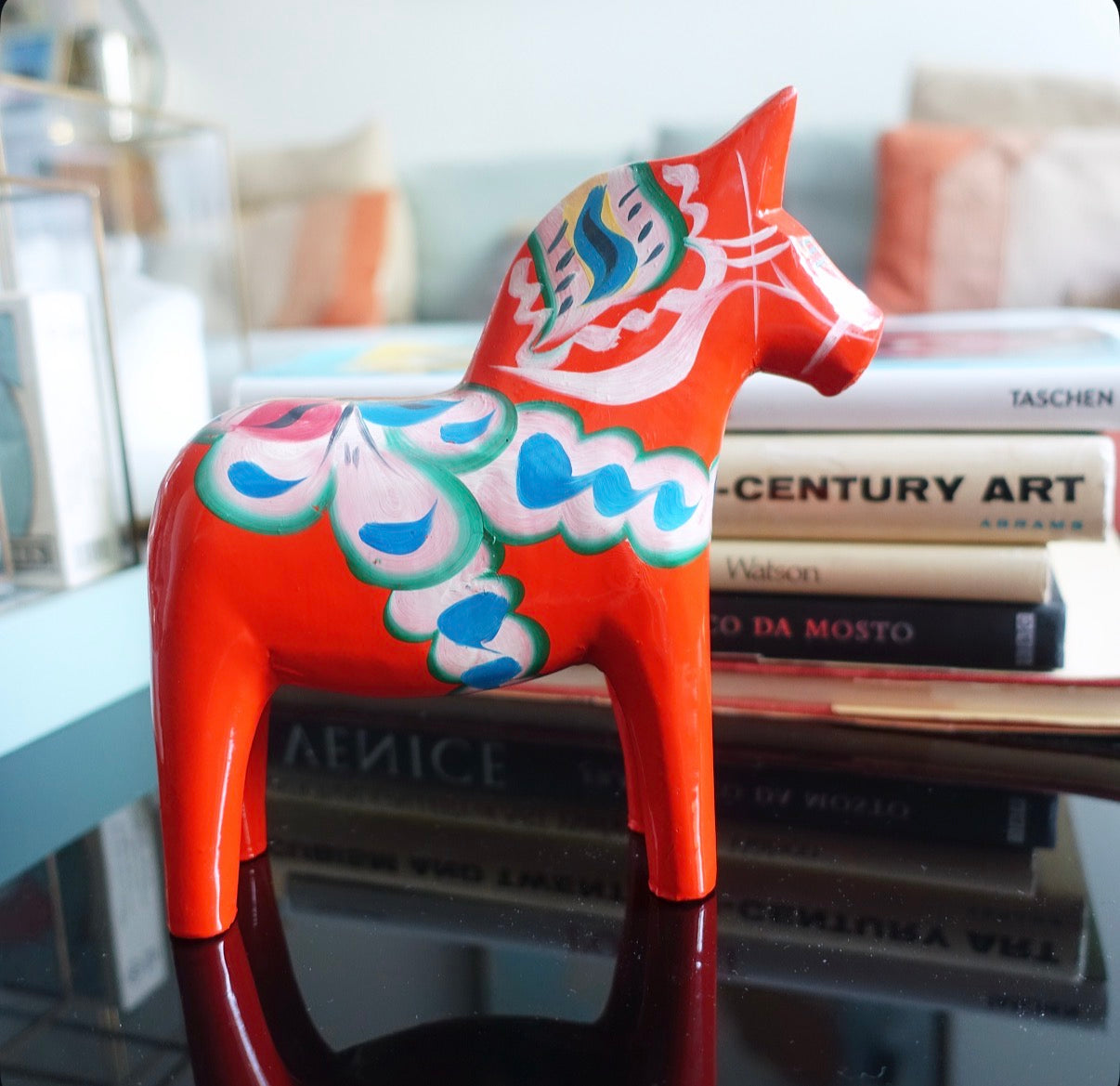 6 3/4 inch Swedish Dala horse