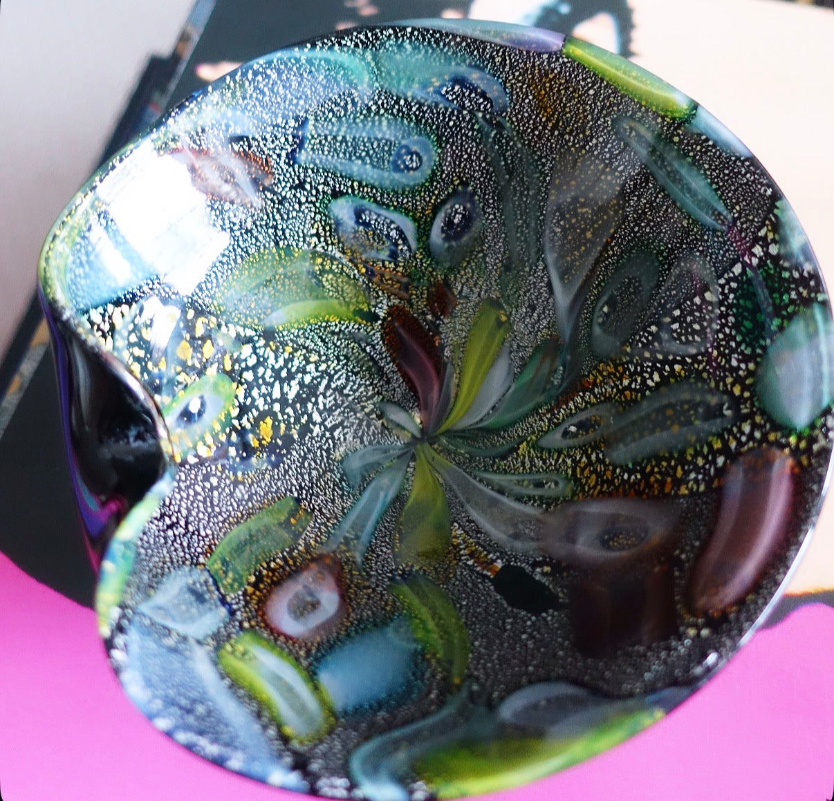 Cosmic Bizantino Murano glass bowl