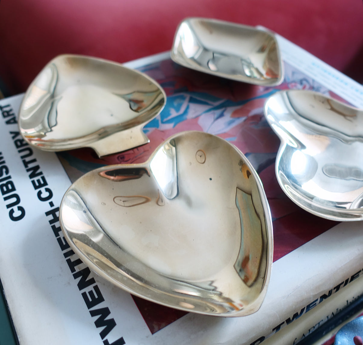 Card suit trinket dish set