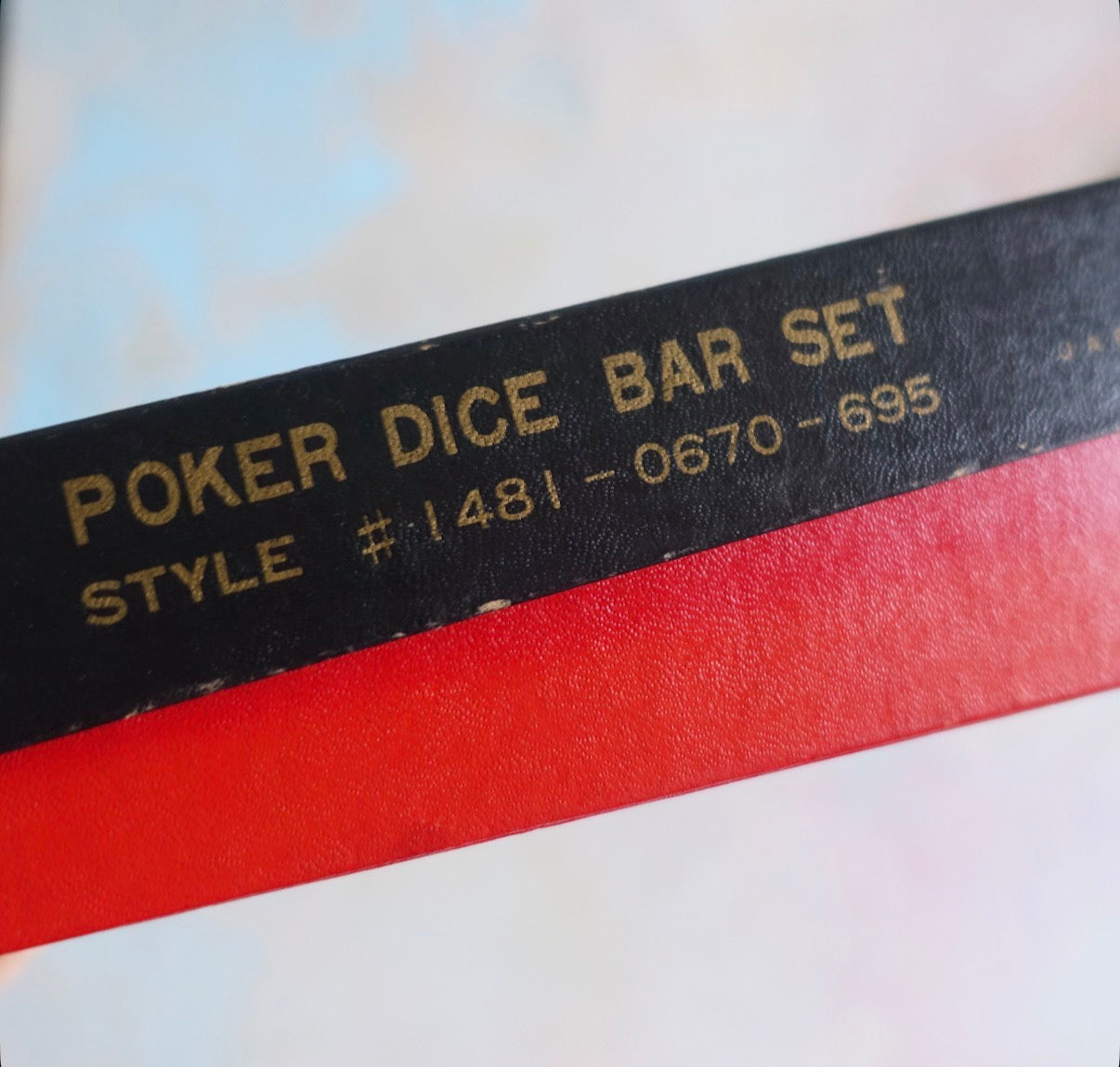Poker dice bar tool set